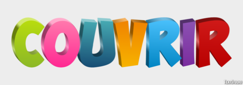Couvrir Efeito de texto