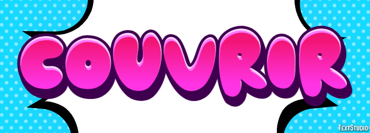 Couvrir テキスト効果