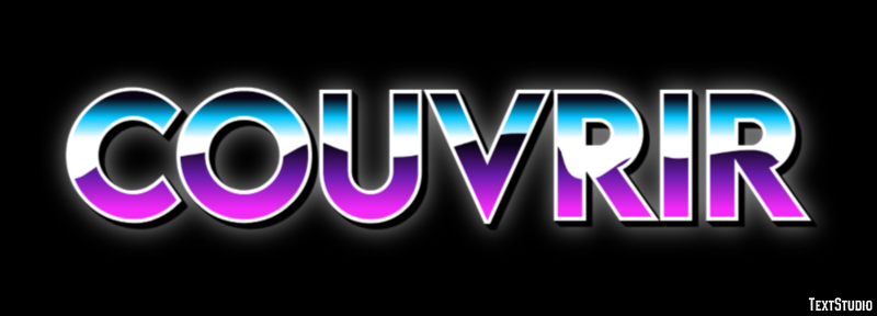 Couvrir テキスト効果