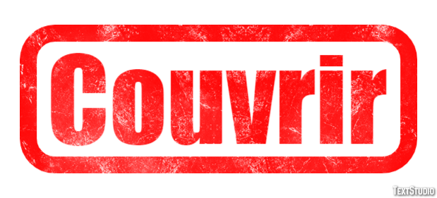 Couvrir テキスト効果