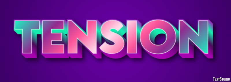 Tension Text Effect