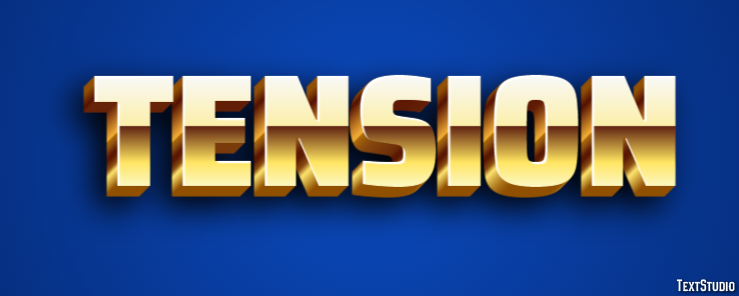 Tension Text Effect