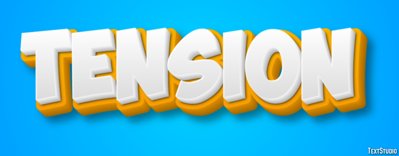 Tension Text Effect