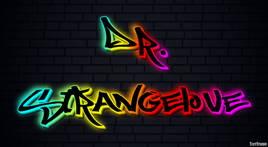 Dr. Strangelove Text effect