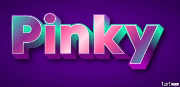 Pinky Metin efekti