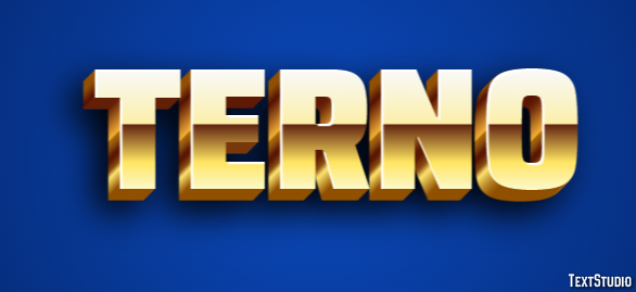 Terno Efekt tekstowy