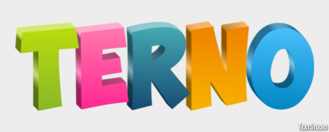 Terno Efekt tekstowy
