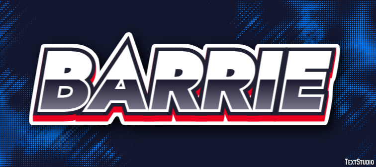 Barrie Text Effect