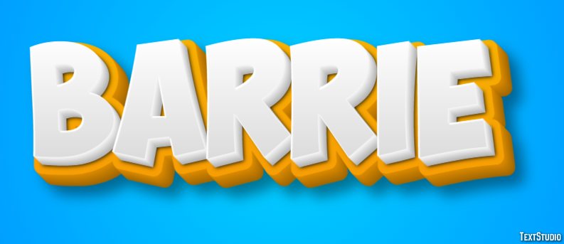 Barrie Text Effect
