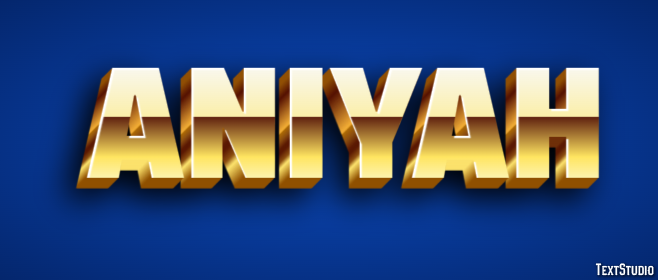Aniyah Text Effect