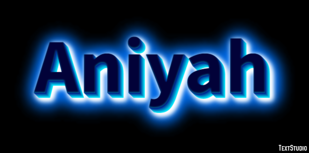Aniyah Efeito de texto