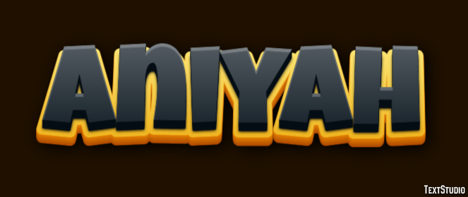 Aniyah テキスト効果