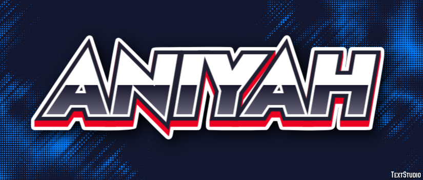 Aniyah Text Effect