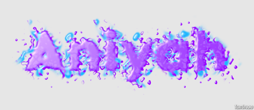 Aniyah Tekst Effect