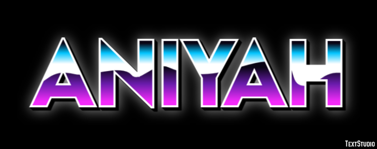 Aniyah Text Effect