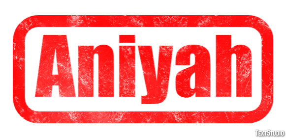 Aniyah Text Effect