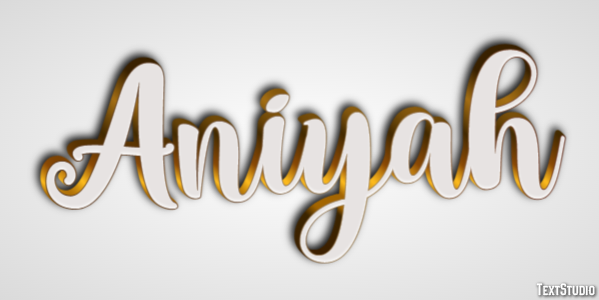 Aniyah Texteffekt