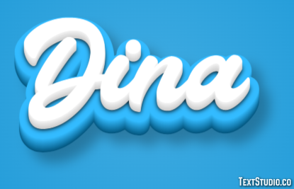 Dina Effetto testo