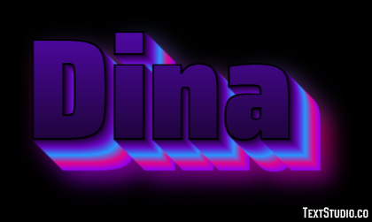 Dina Effetto testo