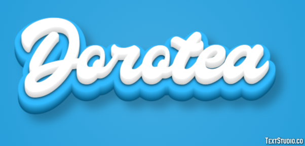 Dorotea Text effect