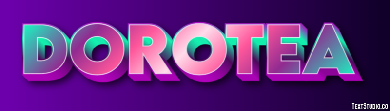 Dorotea Text Effect