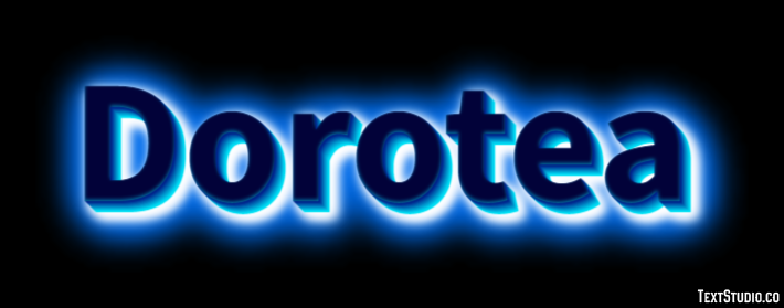 Dorotea Text effect