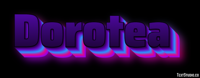 Dorotea Text effect
