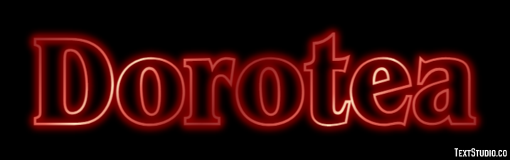 Dorotea Text effect