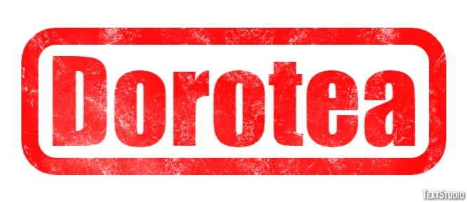 Dorotea Text effect