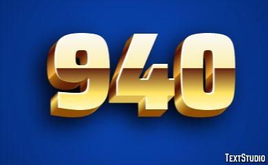 940 Text Effect