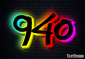 940 Text Effect