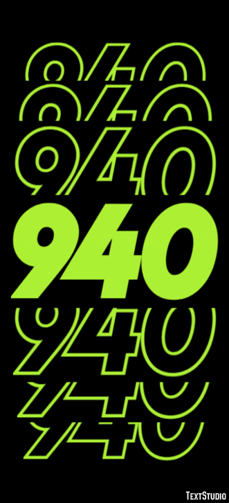 940 Text Effect