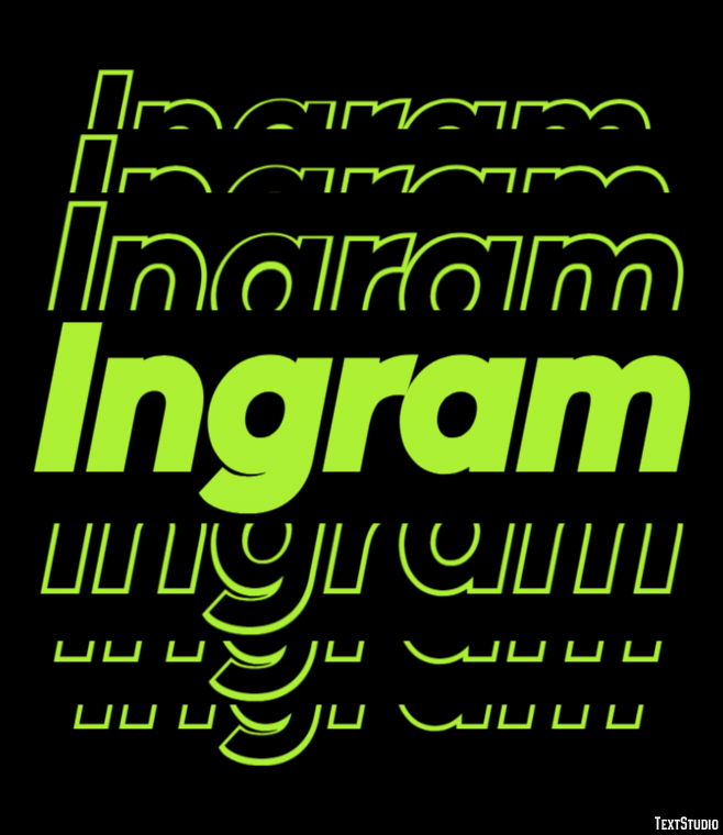 Ingram Effetto testo