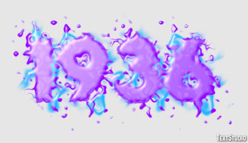 1936 Text effect