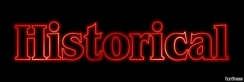 Historical Efekt tekstowy