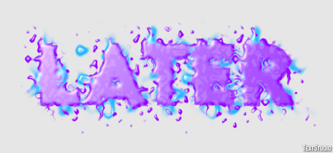 Later Effet de Texte