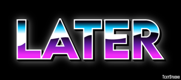Later Effet de Texte