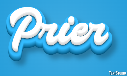 Prier Effet de Texte
