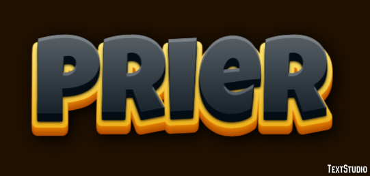 Prier Effet de Texte