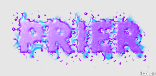 Prier Effet de texte
