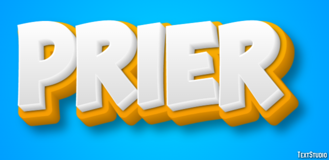 Prier Effet de texte