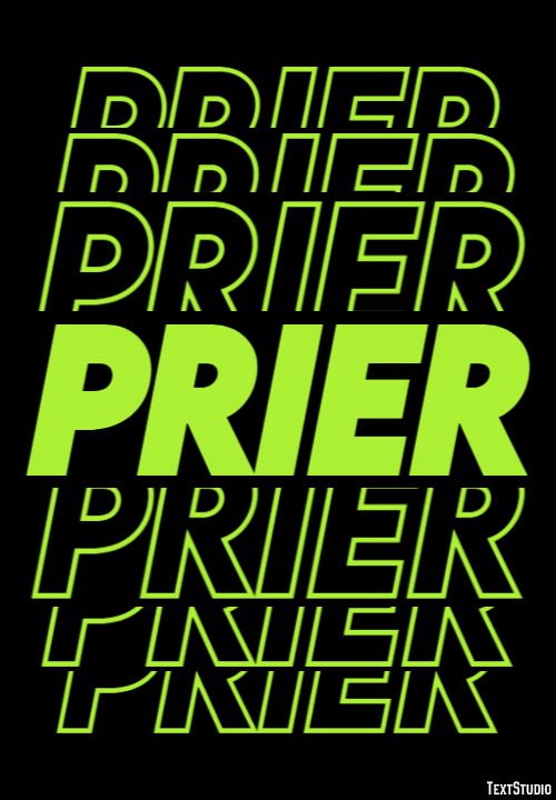 Prier Effet de Texte