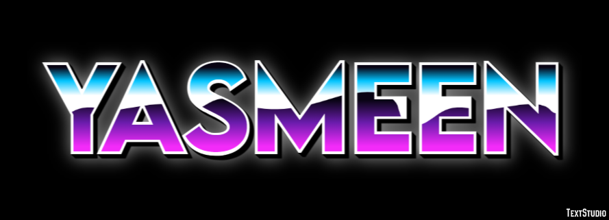 Yasmeen Texteffekt