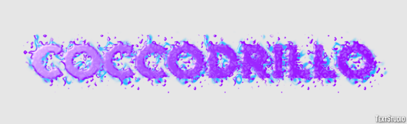 Coccodrillo Effet de texte