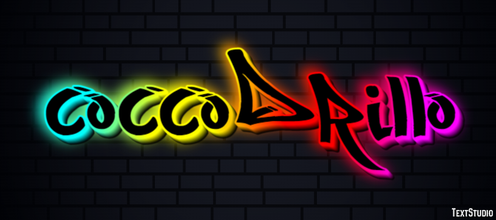 Coccodrillo Effet de texte