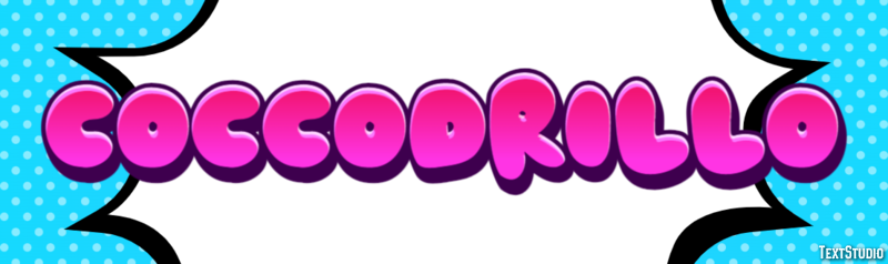 Coccodrillo Effet de texte