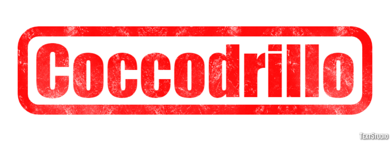 Coccodrillo Effet de texte