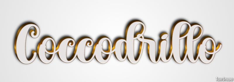 Coccodrillo Effet de Texte