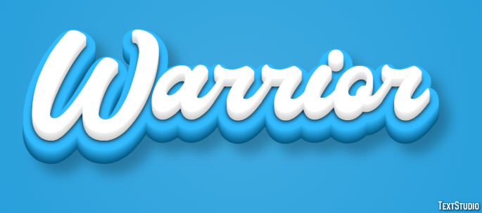 Warrior Text effect