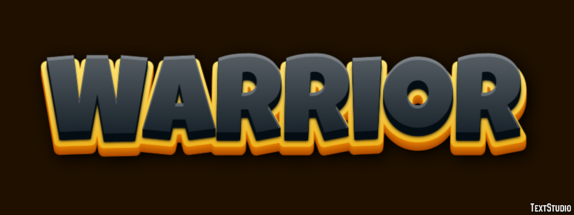 Warrior Efecto de Texto